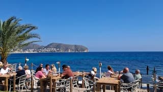 Terrasjesweer bij 20 graden 