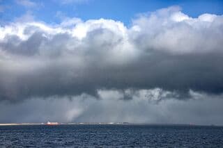 Op Texel hielden ze het niet droog 