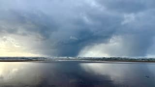 Flinke buien komen aan land