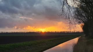 zonsondergang Dronten 