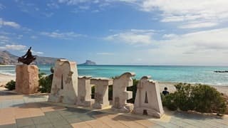 Zon en wolken aan de Costa Blanca 