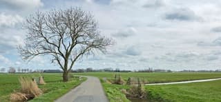 Mooie bewolking boven de Groninger landerijen 