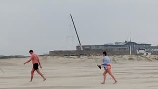 Steenkoude harde wind 