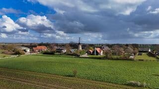 Molen De Hoop, zon bewolking en wind