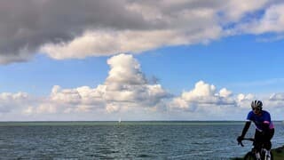 Markermeer zon en wolken 