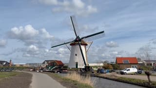 Draaiende molen 