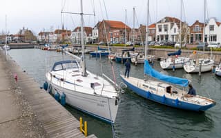Bewolking vanuit het westen