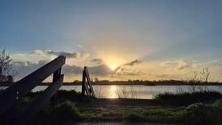 Zonsopkomst vanochtend 