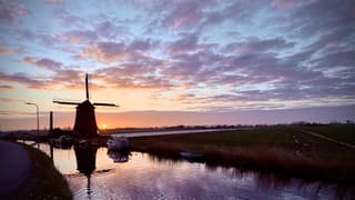 Zonsopkomst in Obdam