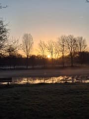 Prachtige zonsopgang 