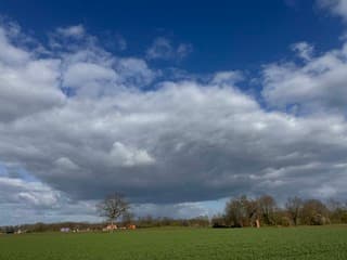 Mooie wolken vanmiddag