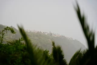 Aanhoudende Camila (Sahara zandstorm) op Tenerife