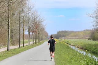 Prima hardloopweer vanmiddag. 