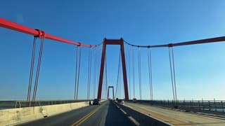 begin van de avond nog strak blauw