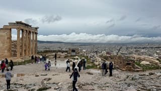 Storm depressie trekt weg 