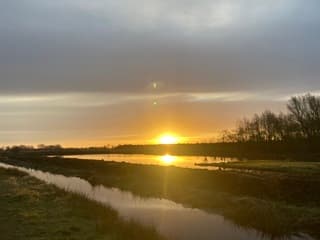 In het noorden komt de zon op