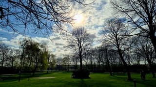 Vanaf de camping bij Terheijden in Brabant 