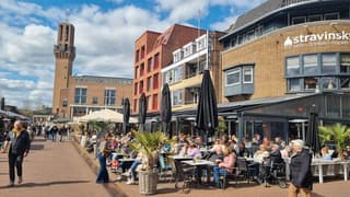 Terrasweer 14.45 uur in Hengelo