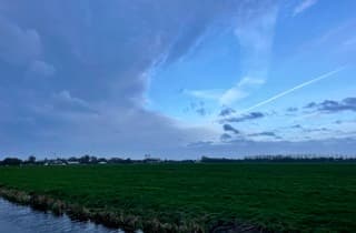 Op dit moment leek het op te klaren maar het ging juist de andere kant op. 