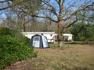 En daar is het zonnetje op de camping. 