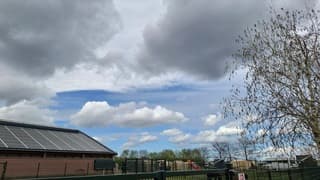 Wolkenlucht met opklaringen in de middag 