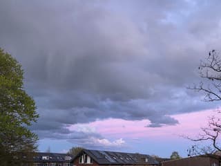 Aparte wolkenlucht...