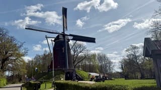 Molenaar aan het werk