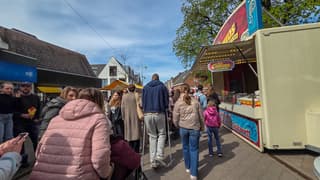 Druk met dit mooie weer op de paasbraderie 
