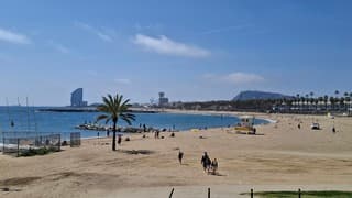 Barcelona strand