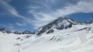 Kaiserwetter op de pitztaler gletsjer