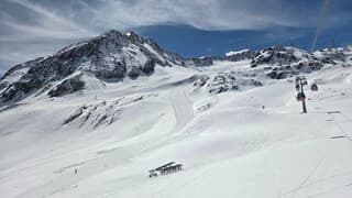 Kaiserwetter op de pitztaler gletsjer