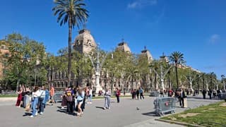 Zonnig Barcelona