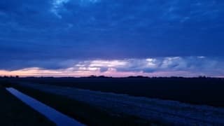 Licht gloort aan de horizon op Texel 