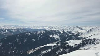 Kirchberg in tirol op de berg nog winters maar voor hoelang nog