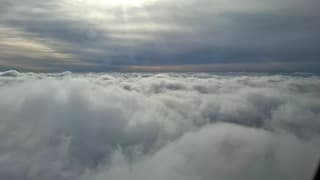 Amsterdam vlak voor de landing