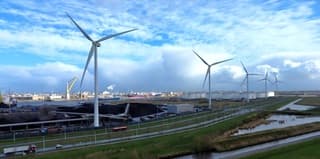 Goed weer voor windmolens vandaag in Amsterdam 