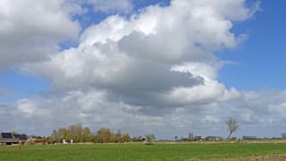 Mooie wolkenlucht.