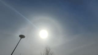 Kring (halo) om de zon 