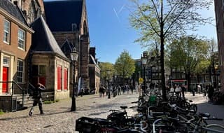 Ja, dat is nog best fel die zon recht in je ogen. 