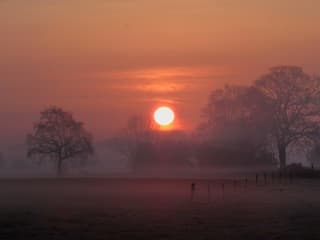 Prachtige zonsopkomst 