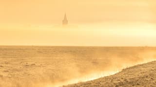 Zonsopkomst met mist