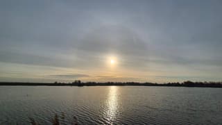 22 graden halo vanochtend 