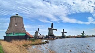 Heerlijk lenteweer op de Zaanse Schans