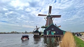 Heerlijk lenteweer op de Zaanse Schans
