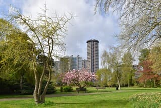 Mix van wolken en zon