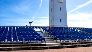 STEVIGE WIND AAN ZEE