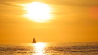 weer eens een leuke zonsondergang gezien