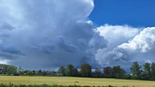 imposante wolken