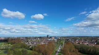 Opklaringen boven Beverwijk vanmiddag