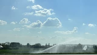 Vriendelijke stapelwolkjes.